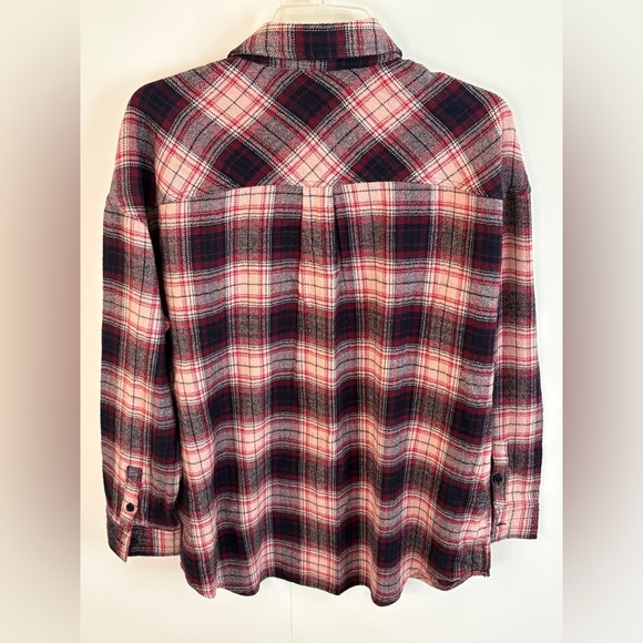 BP Red and Black Casual Button Down Shirt - Picture 5 of 5